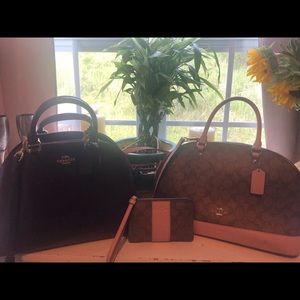 Coach bag bundle with wallet